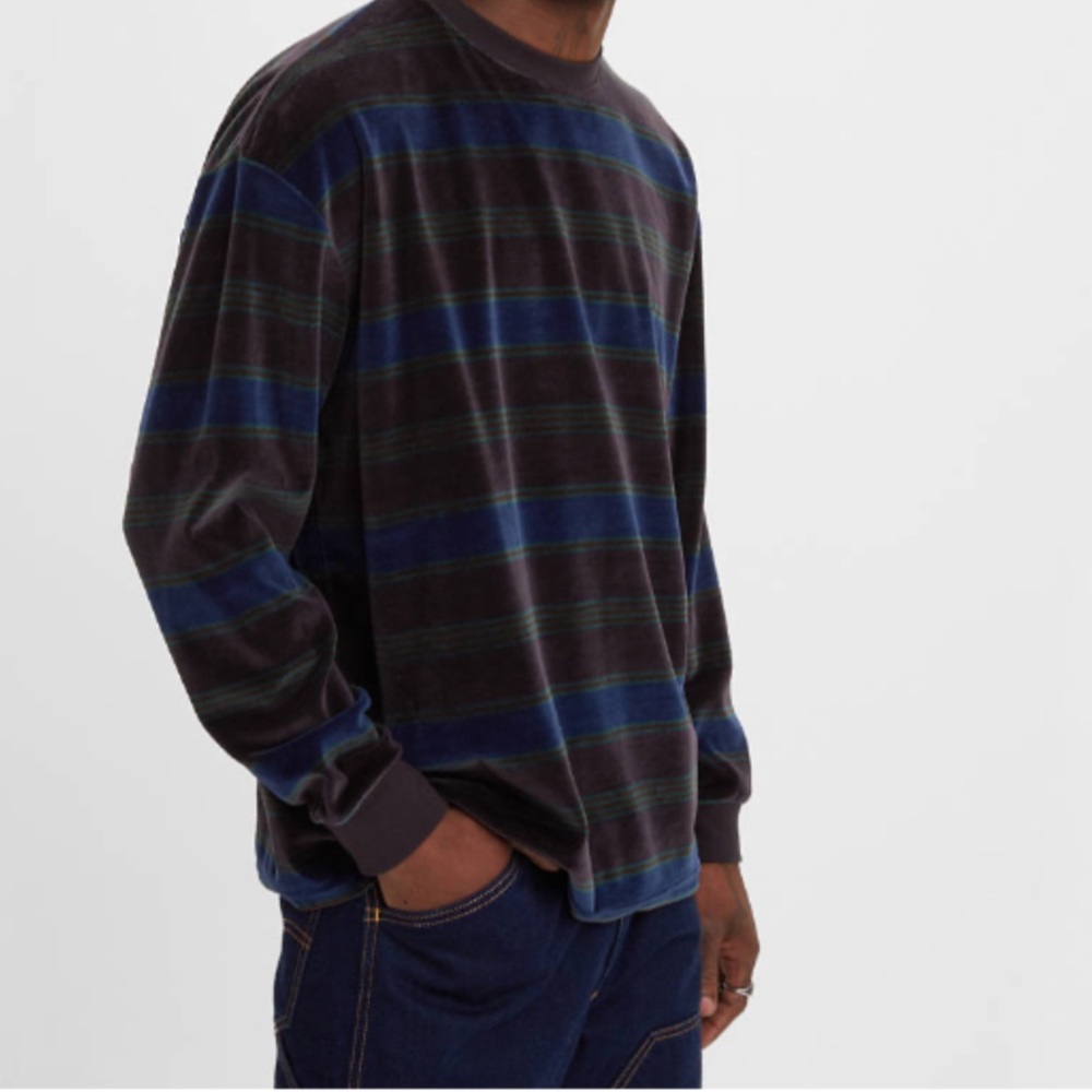 Levi's Stay Loose Velour Long Sleeve T-Shirt